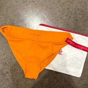 Left On Friday Bright Orange Bikini Bottom